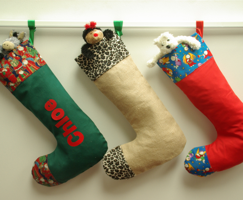 personalised Christmas stocking